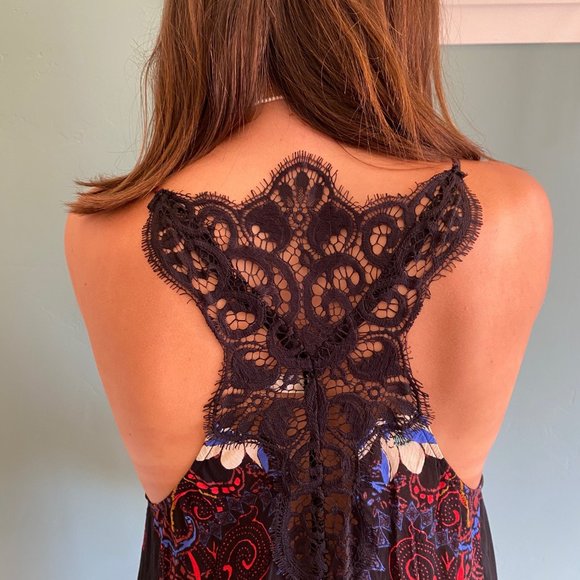 Free People Intimately Black Lace Slip Dress - Picture 4 of 5